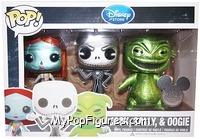 Jack, Sally & Oogie (Metallic) from Nightmare Before Christmas - Pop! Sets manufactured by Funko [Front]