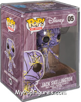 Jack Skellington (Art Series) from Nightmare Before Christmas - Pop! Vinyl Figures manufactured by Funko [Front]