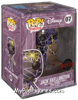 Jack Skellington (Art Series) from Nightmare Before Christmas - Pop! Vinyl Figures manufactured by Funko [Front]