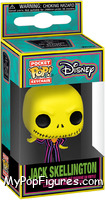 Jack Skellington (Black Light) from Nightmare Before Christmas - Pop! Keychains manufactured by Funko [Front]