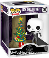 Jack Skellington (Christmas Door) (Deluxe) from Nightmare Before Christmas - Pop! Vinyl Figures manufactured by Funko [Front]