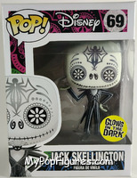 Jack Skellington (Day of the Dead) (Glow in the Dark) from Nightmare Before Christmas - Pop! Vinyl Figures manufactured by Funko [Front]