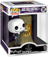 Jack Skellington (Halloween Door) (Deluxe) from Nightmare Before Christmas - Pop! Vinyl Figures manufactured by Funko [Front]