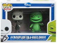 Jack Skellington & Oogie Boogie from Nightmare Before Christmas - Pop! Vinyl Figures manufactured by Funko [Front]