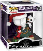 Jack Skellington (Zero with Tree) (Deluxe) from Nightmare Before Christmas - Pop! Vinyl Figures manufactured by Funko [Front]