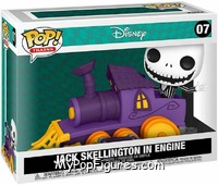 Jack Skellington in Engine (Trains) from Nightmare Before Christmas - Pop! Vinyl Figures manufactured by Funko [Front]