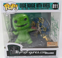 Oogie Boogie with Wheel (Deluxe) from Nightmare Before Christmas - Pop! Vinyl Figures manufactured by Funko [Front]