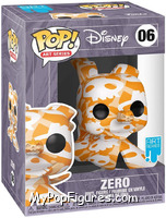 Zero (Art Series) from Nightmare Before Christmas - Pop! Vinyl Figures manufactured by Funko [Front]