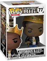 Notorious B.I.G. (with Crown) from Notorious B.I.G. - Pop! Vinyl Figures manufactured by Funko [Front]