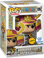 Armored Luffy (Metallic) (Chase) from One Piece - Pop! Vinyl Figures manufactured by Funko [Front]