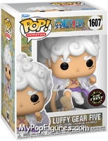 Luffy (Gear Five) (Glow in the Dark) (Chase) from One Piece - Pop! Vinyl Figures manufactured by Funko [Front]