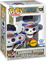 Samurai Brook (Metallic) (Chase) from One Piece - Pop! Vinyl Figures manufactured by Funko [Front]