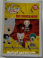 Garou (Black Eyes) from One Punch Man - Pop! Vinyl Figures manufactured by Funko [Back]