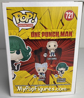 Terrible Tornado (Translucent) (Glows in the Dark) (Chase) from One Punch Man - Pop! Vinyl Figures manufactured by Funko [Back]