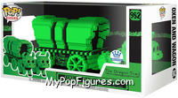 Oxen and Wagon (Green & Black) from Oregon Trail - Pop! Rides manufactured by Funko [Front]