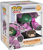 D.VA & Meka (Pink) from Overwatch - Pop! Vinyl Figures manufactured by Funko [Front]