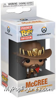 McCree from Overwatch - Pop! Keychains manufactured by Funko [Front]