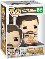 Ron Swanson (Pyramid of Greatness) from Parks and Recreation - Pop! Vinyl Figures manufactured by Funko [Front]