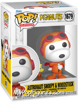 Astronaut Snoopy & Woodstock from Peanuts - Pop! Vinyl Figures manufactured by Funko [Front]