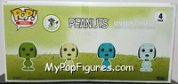 Snoopy 4-Pack (Flocked) from Peanuts - Pop! Minis manufactured by Funko [Back]