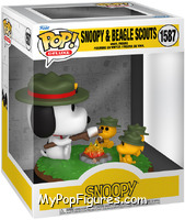 Snoopy & Beagle Scouts (Deluxe) from Peanuts - Pop! Vinyl Figures manufactured by Funko [Front]