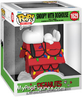 Snoopy with Doghouse (Deluxe) from Peanuts - Pop! Vinyl Figures manufactured by Funko [Front]