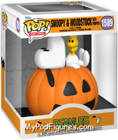 Snoopy & Woodstock (with Pumpkin) from Peanuts - Pop! Vinyl Figures manufactured by Funko [Front]