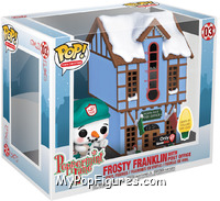 Frosty Franklin (with Post Office) (Town Christmas) from Peppermint Lane - Pop! Vinyl Figures manufactured by Funko [Front]