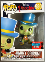 Jiminy Cricket (Black Jacket) from Pinocchio - Pop! Vinyl Figures manufactured by Funko [Front]