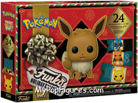 2023 Advent Calendar from Pokemon - Pop! Advent Calendars manufactured by Funko [Front]