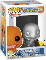 Charmander (Silver Chrome) from Pokemon - Pop! Vinyl Figures manufactured by Funko [Front]