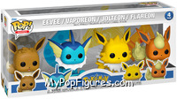 Eevee / Vaporeon / Jolteon / Flareon from Pokemon - Pop! Sets manufactured by Funko [Front]