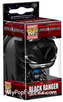 Black Ranger from Power Rangers - Pop! Keychains manufactured by Funko [Front]