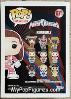 Kimberly from Power Rangers - Pop! Vinyl Figures manufactured by Funko [Back]