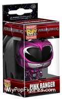 Pink Ranger from Power Rangers - Pop! Keychains manufactured by Funko [Front]