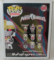 Tigerzord (White) from Power Rangers - Pop! Vinyl Figures manufactured by Funko [Back]