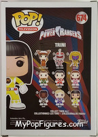 Trini from Power Rangers - Pop! Vinyl Figures manufactured by Funko [Back]