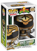 White Ranger (TV) from Power Rangers - Pop! Vinyl Figures manufactured by Funko [Front]