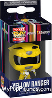 Yellow Ranger (30th Anniversary) from Power Rangers - Pop! Keychains manufactured by Funko [Front]