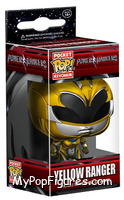 Yellow Ranger from Power Rangers - Pop! Keychains manufactured by Funko [Front]