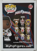 Zack from Power Rangers - Pop! Vinyl Figures manufactured by Funko [Back]