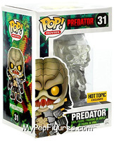 Predator (Clear) (Bloody) from Predator - Pop! Vinyl Figures manufactured by Funko [Front]