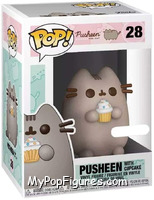 Pusheen (with Cupcake) from Pusheen the Cat - Pop! Vinyl Figures manufactured by Funko [Front]