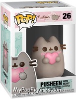 Pusheen (with Heart) from Pusheen the Cat - Pop! Vinyl Figures manufactured by Funko [Front]