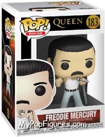 Freddie Mercury (White Undershirt) from Queen - Pop! Vinyl Figures manufactured by Funko [Front]