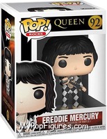 Freddie Mercury (Black / White Diamond Clothes) from Queen - Pop! Vinyl Figures manufactured by Funko [Front]