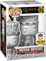 Freddie Mercury (King) (Platinum) from Queen - Pop! Vinyl Figures manufactured by Funko [Front]