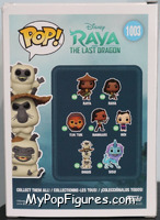 Ongis (Flocked) from Raya and the Last Dragon - Pop! Vinyl Figures manufactured by Funko [Back]