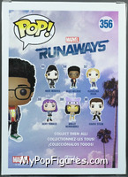 Alex Wilder from Runaways - Runaways Pop! manufactured by Funko [Back]