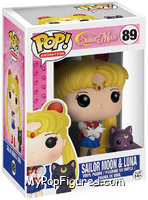 Sailor Moon & Luna from Sailor Moon - Pop! Vinyl Figures manufactured by Funko [Front]